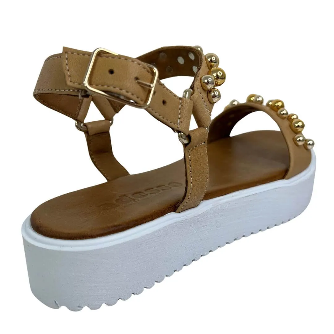 Adesso Chloe Sandals - Tan