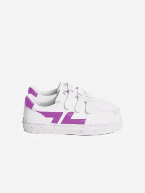 Alpha Unisex Vegan Leather Velcro Sneakers | Lilac