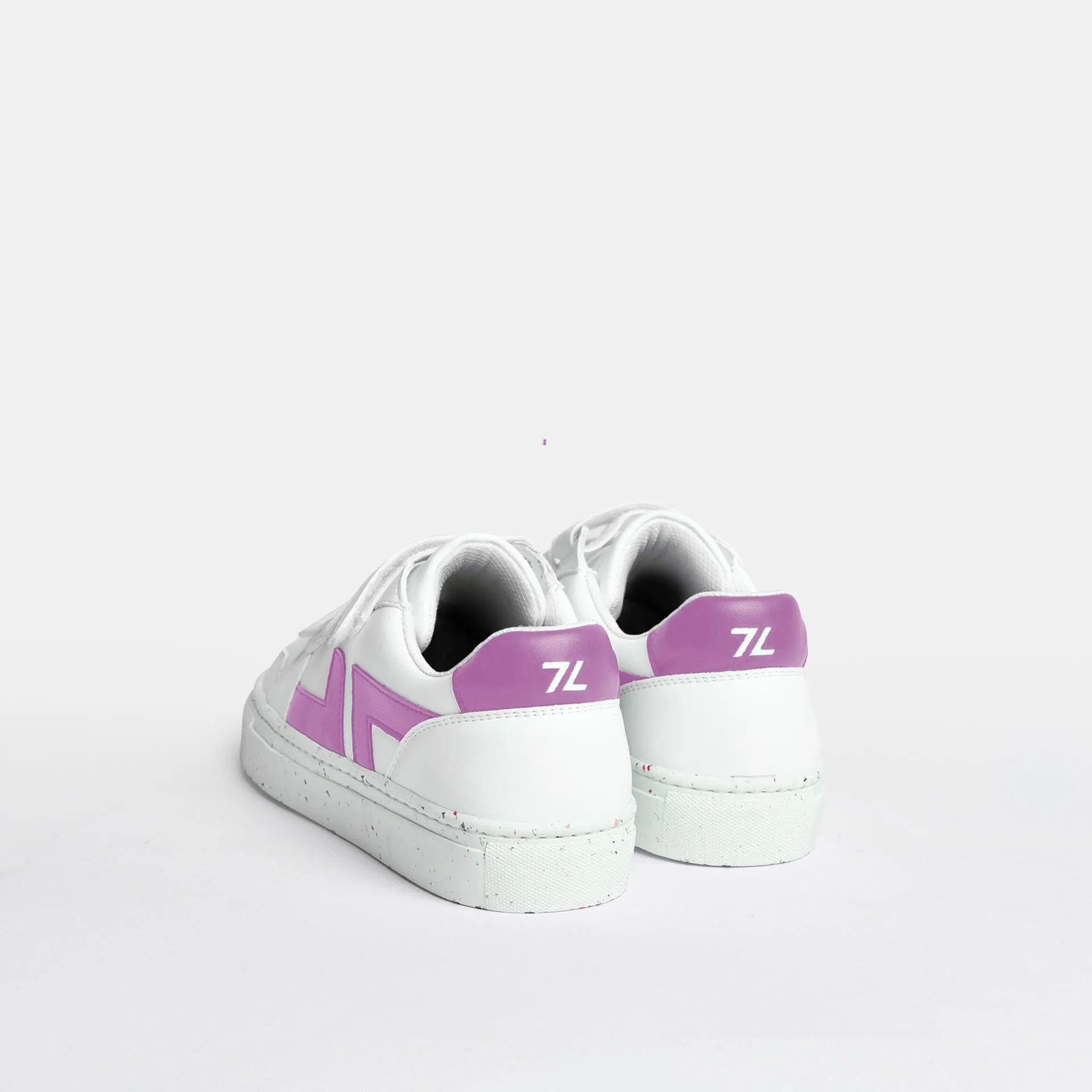 Alpha Unisex Vegan Leather Velcro Sneakers | Lilac