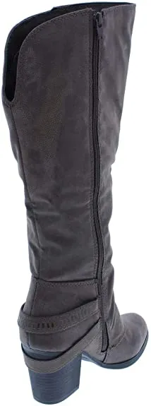 American Rag Cie Edyth Buckled Boots Taupe