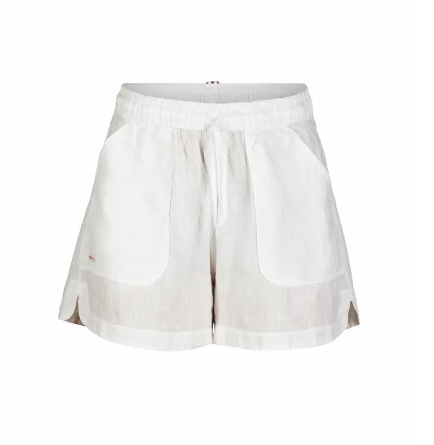 Amundsen Sports Safari Linen Shorts Womens Natural
