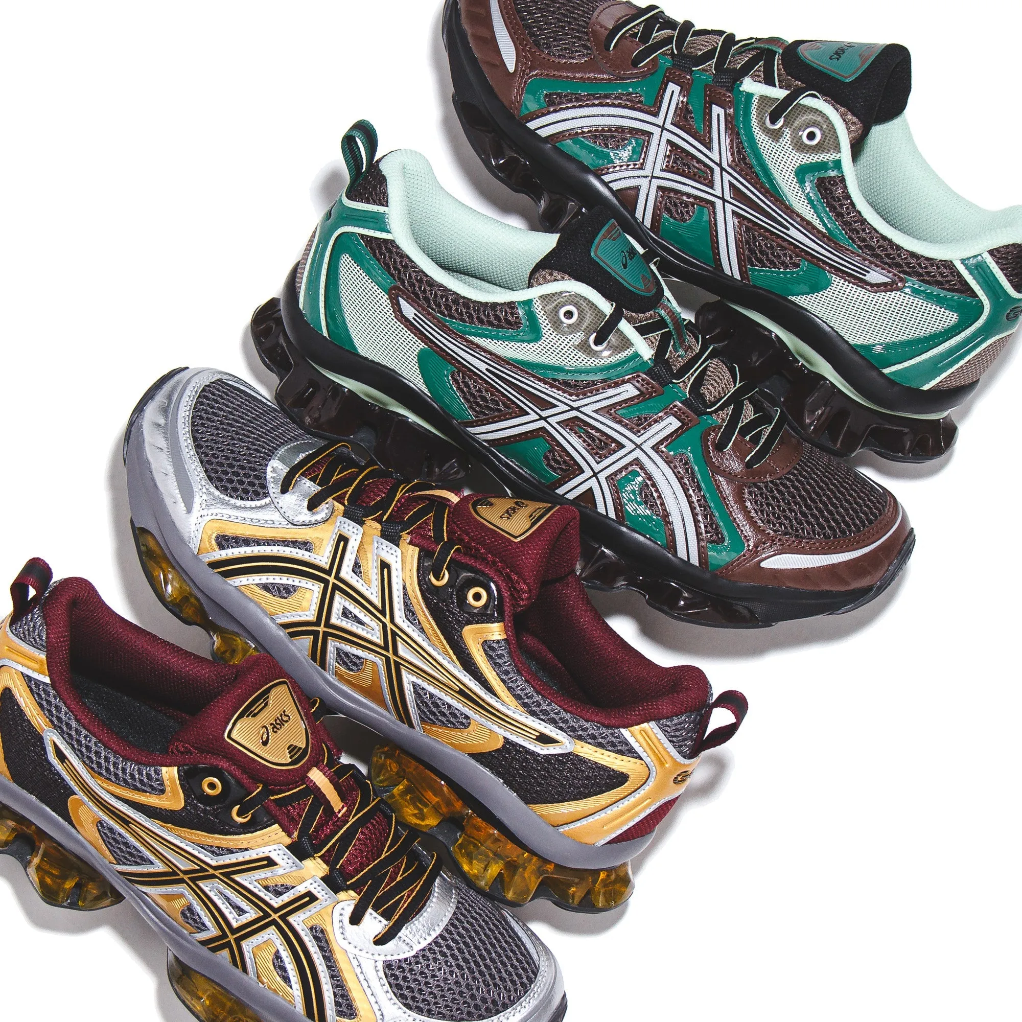 Asics Men Gel-Quantum Kinetic Dark Sepia Shamrock Green 1203A270-251