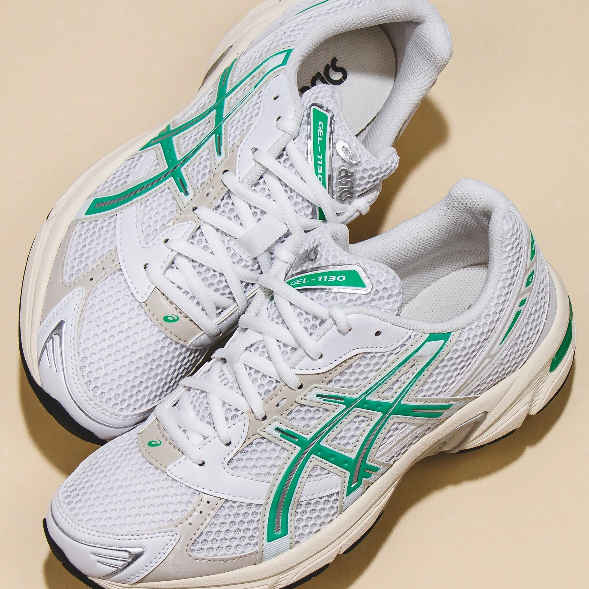 Asics Women Gel-1130 White Green 1202A164-114