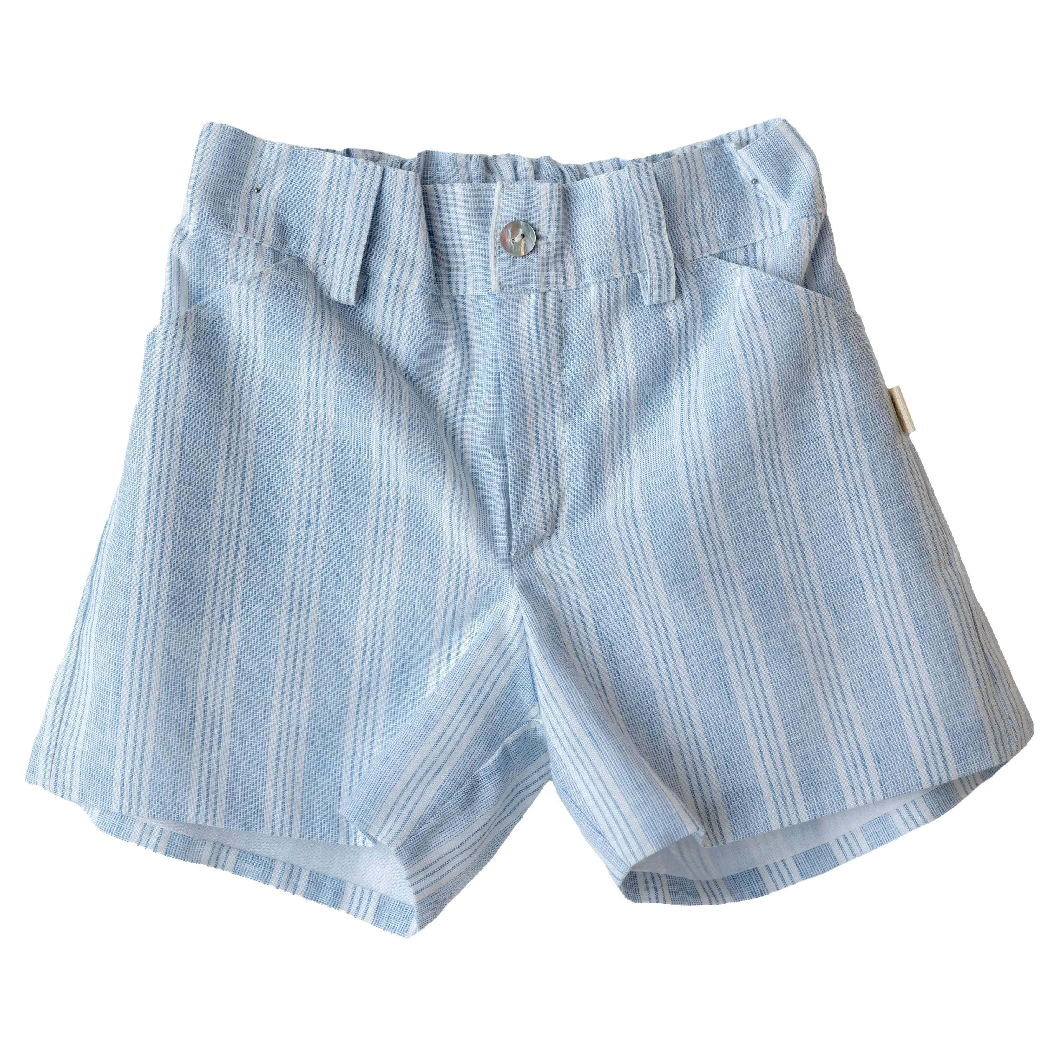 Baby Gi Boys Ivory & Sky Blue Shorts and Top