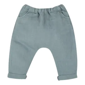 Baby Noonsya Sage Green Linen Saroual