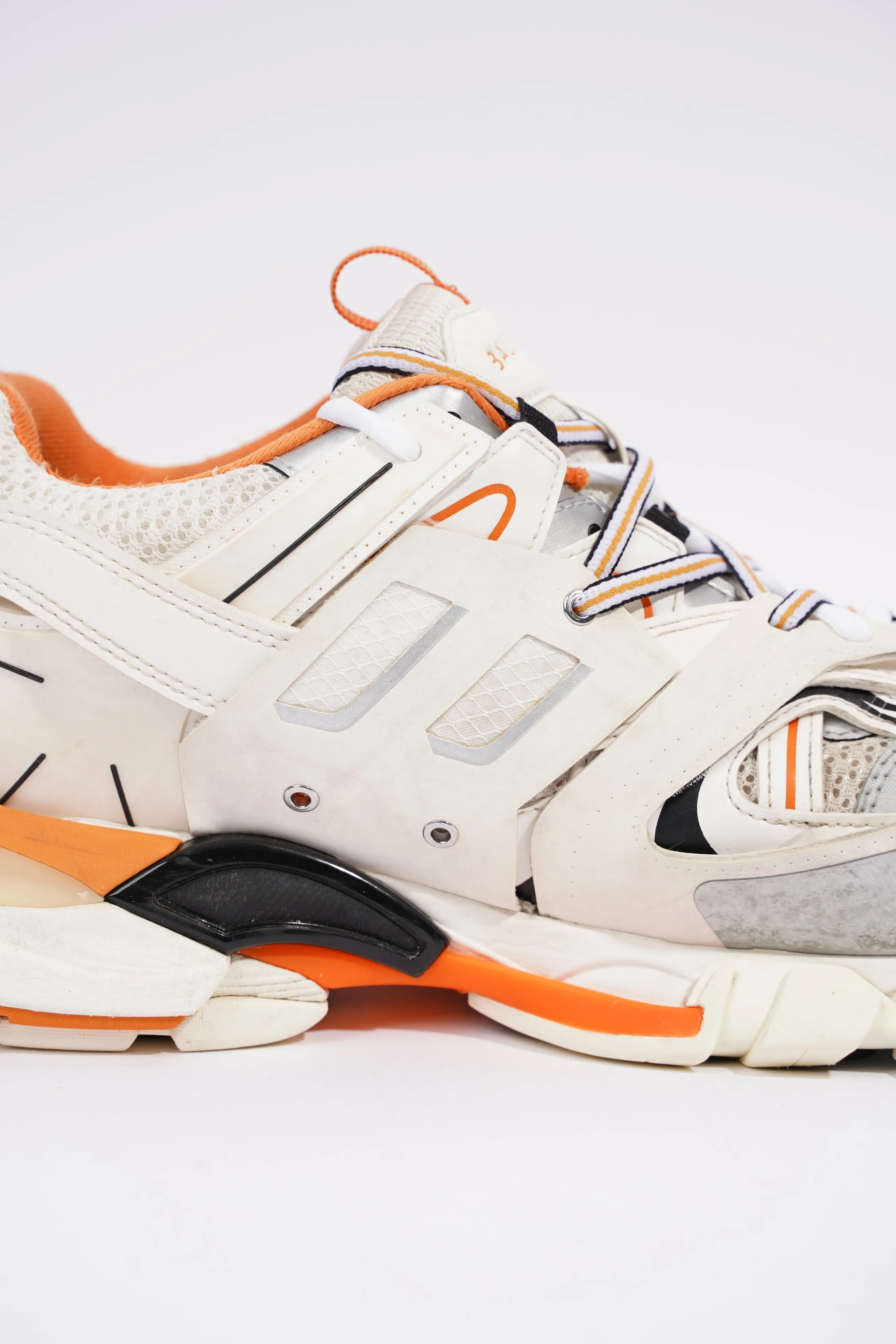 Balenciaga Mens Track White / Orange EU 43 / UK 9