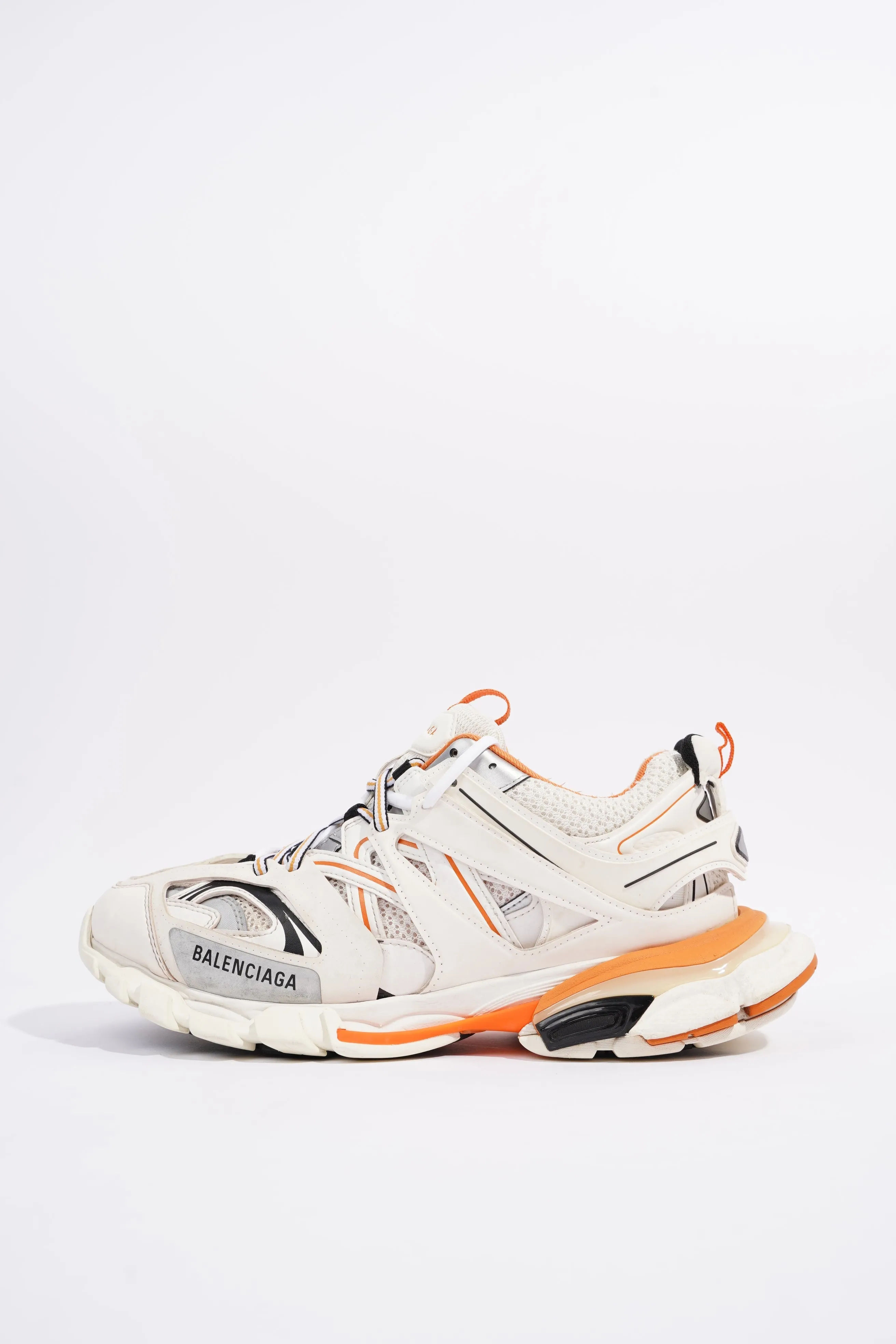 Balenciaga Mens Track White / Orange EU 43 / UK 9