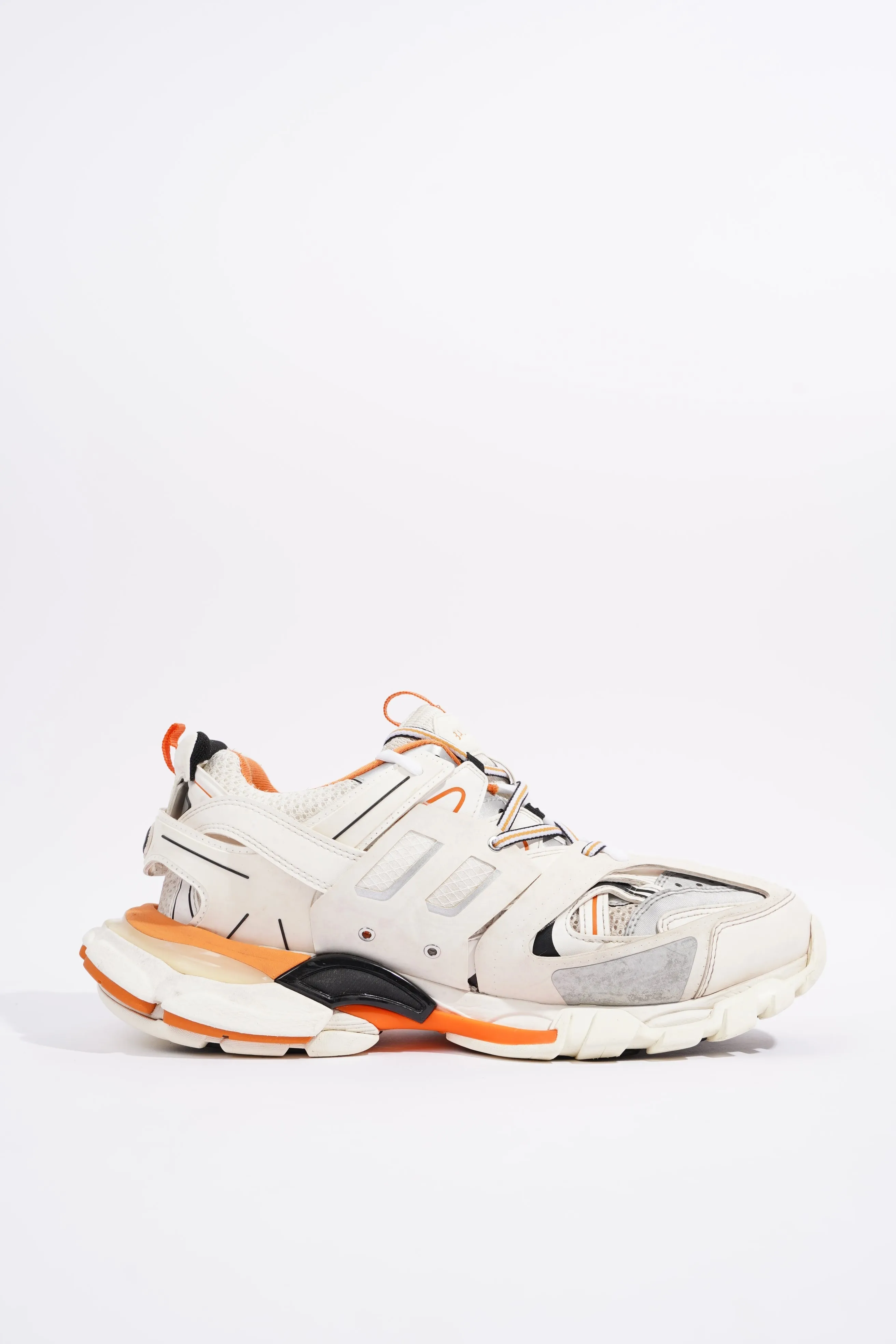 Balenciaga Mens Track White / Orange EU 43 / UK 9