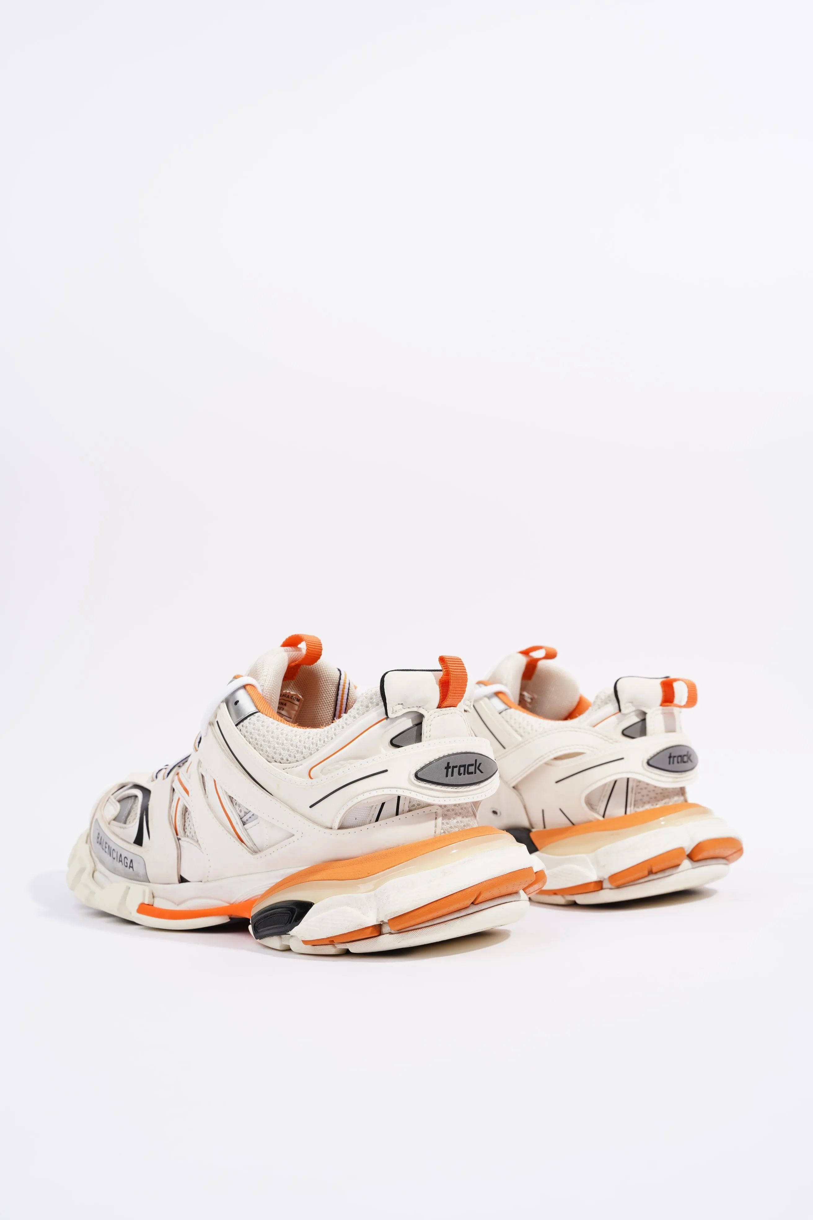 Balenciaga Mens Track White / Orange EU 43 / UK 9