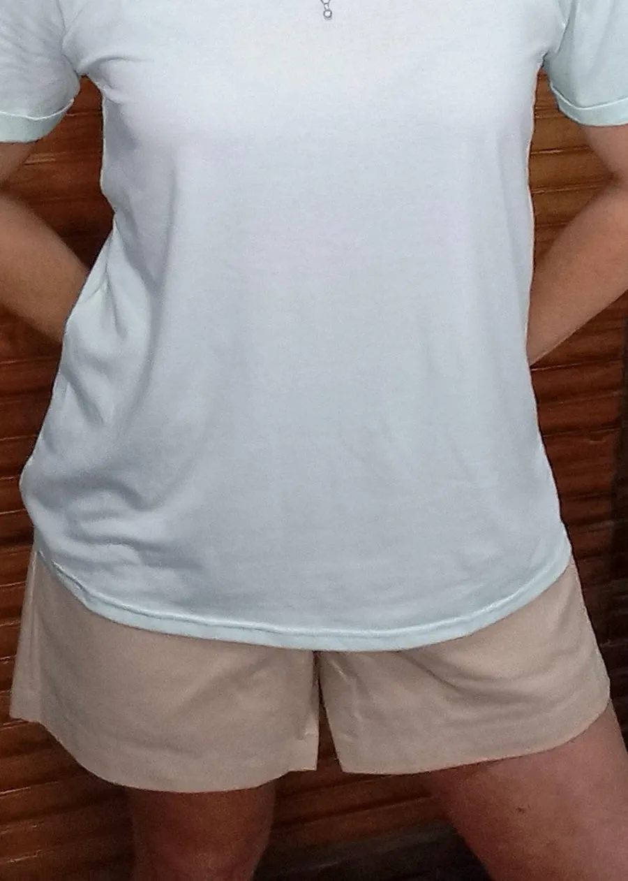 Beige Linen Shorts