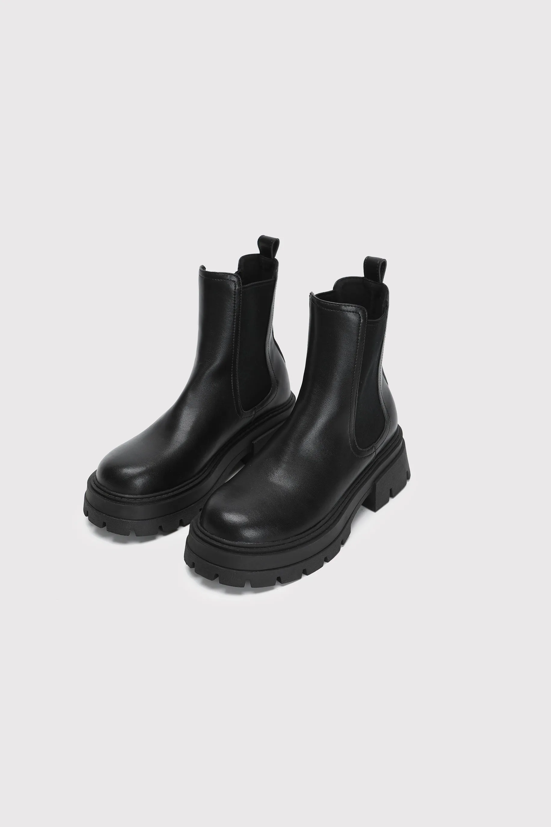 Blake Leather Platform Chelsea Boots