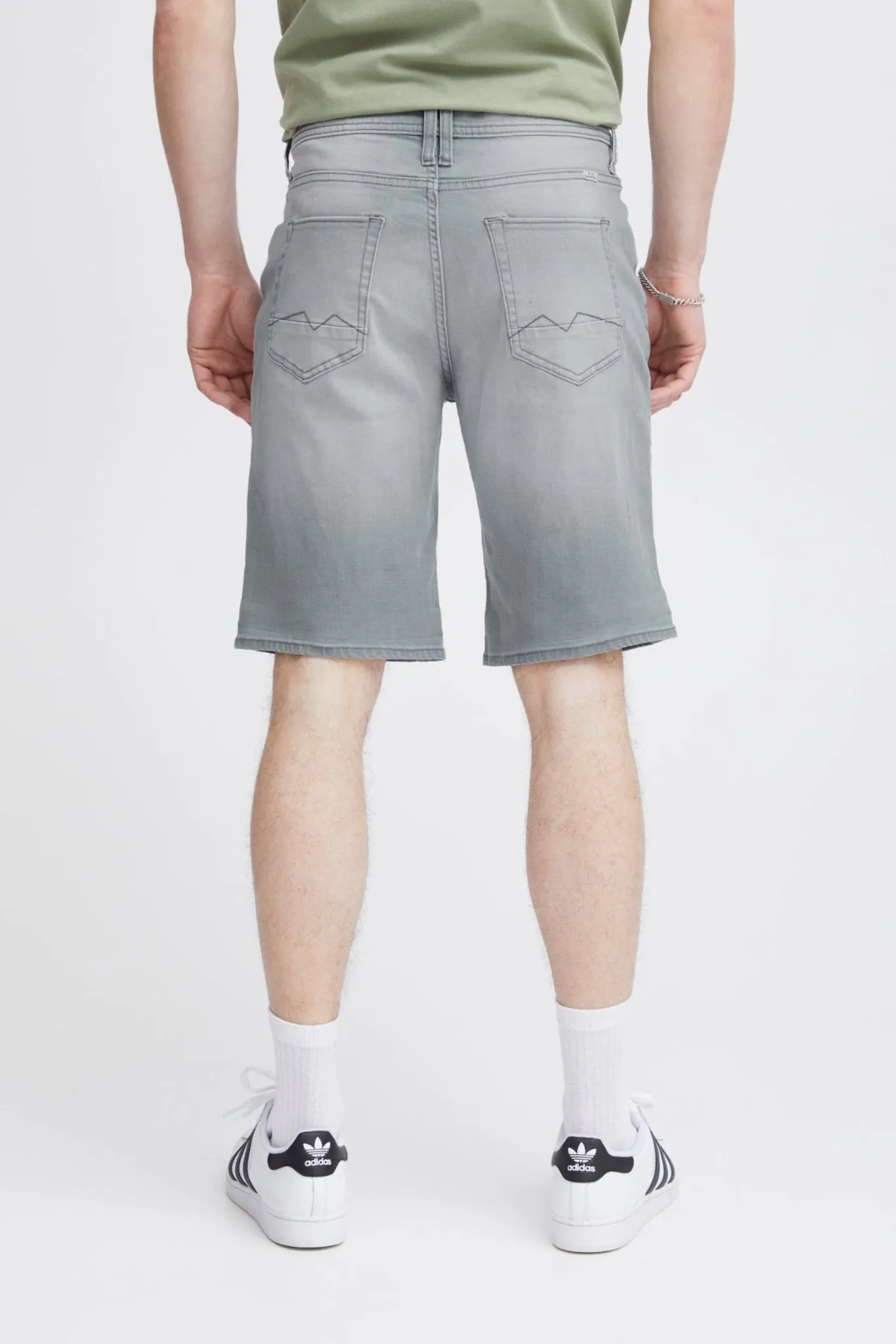 Blend Light Grey Denim Shorts