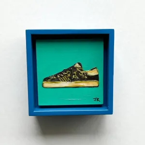 Blue and Green Shoe