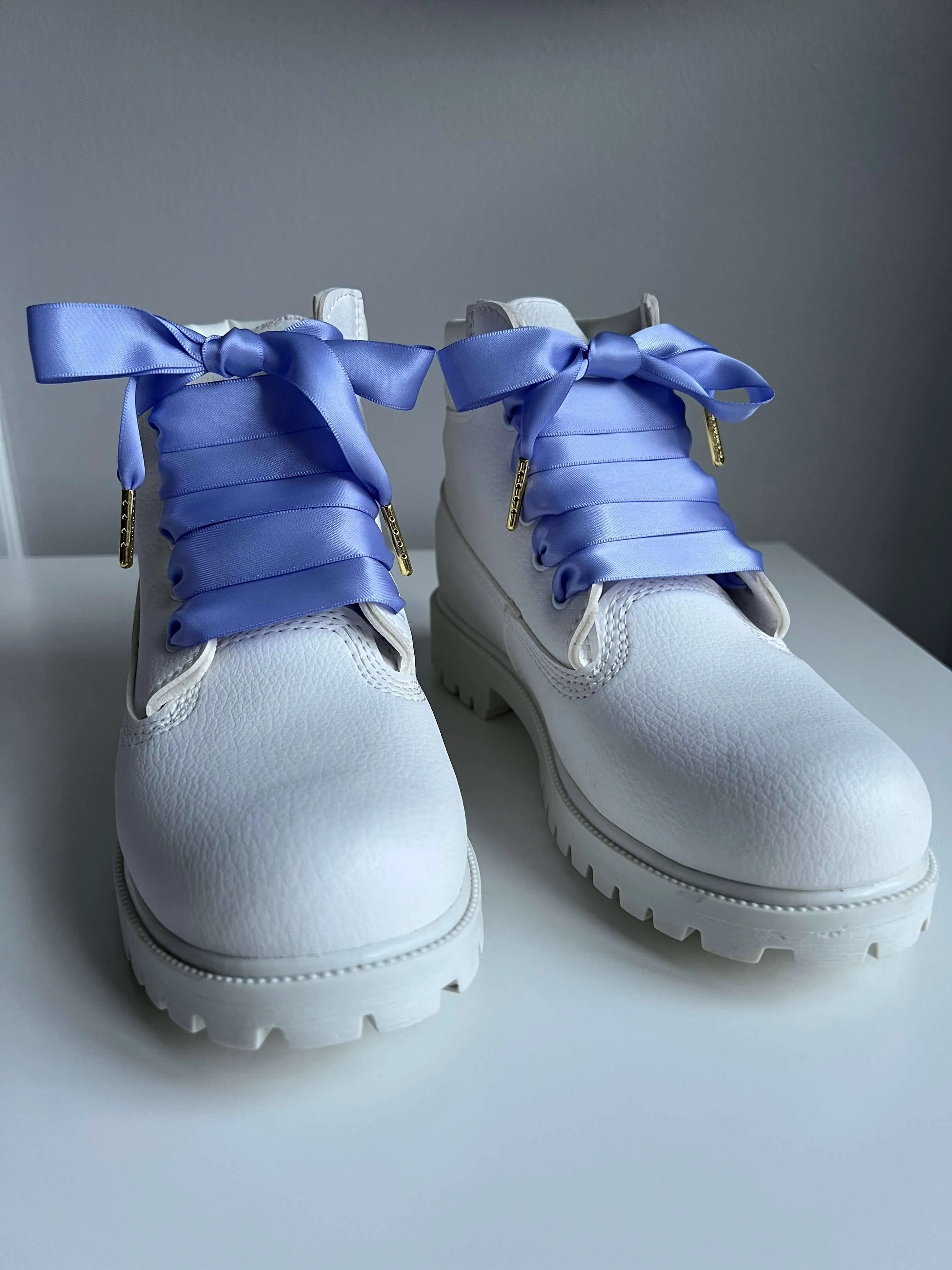 Blue Iris Silk - Shoelaces