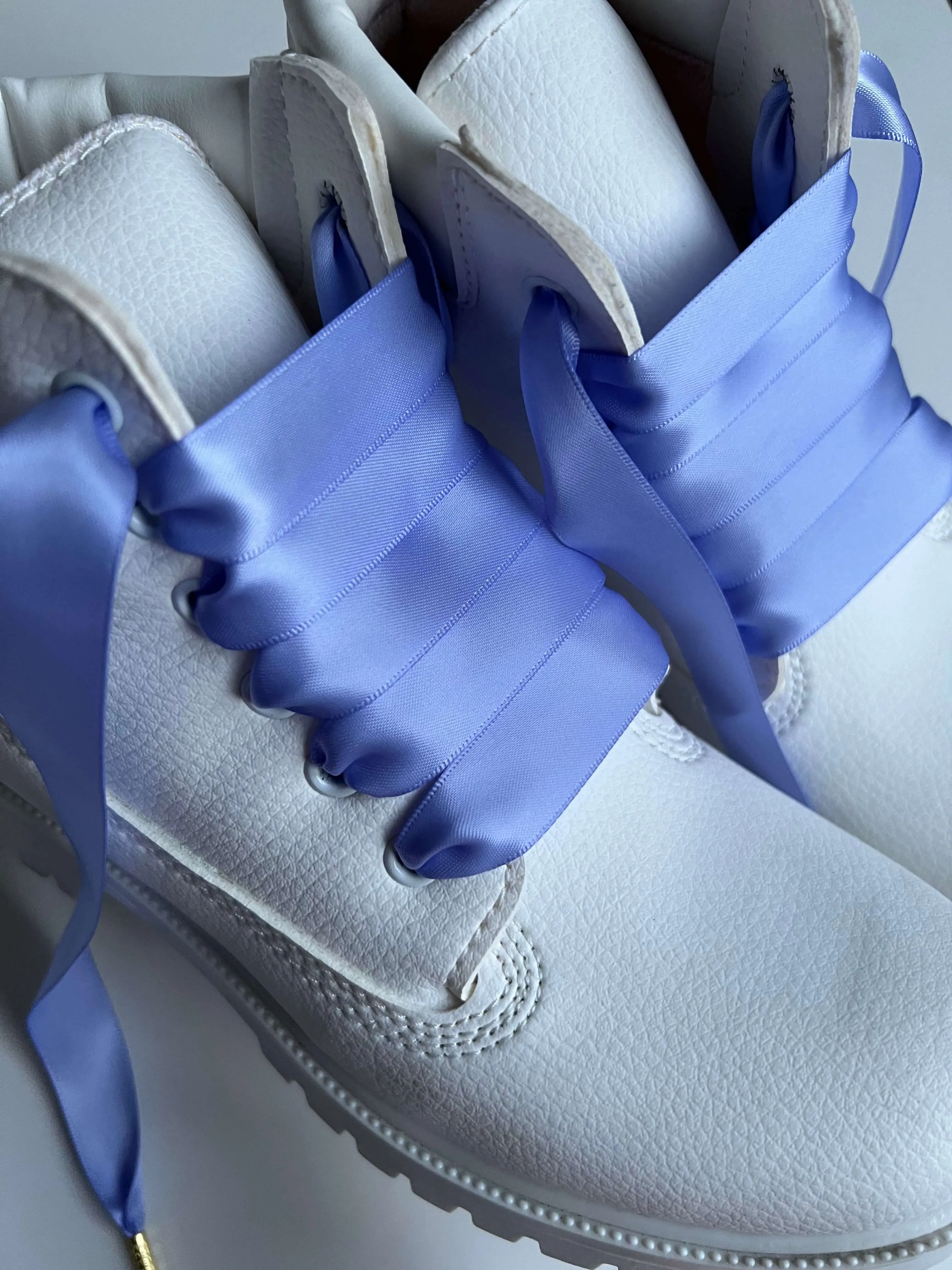 Blue Iris Silk - Shoelaces