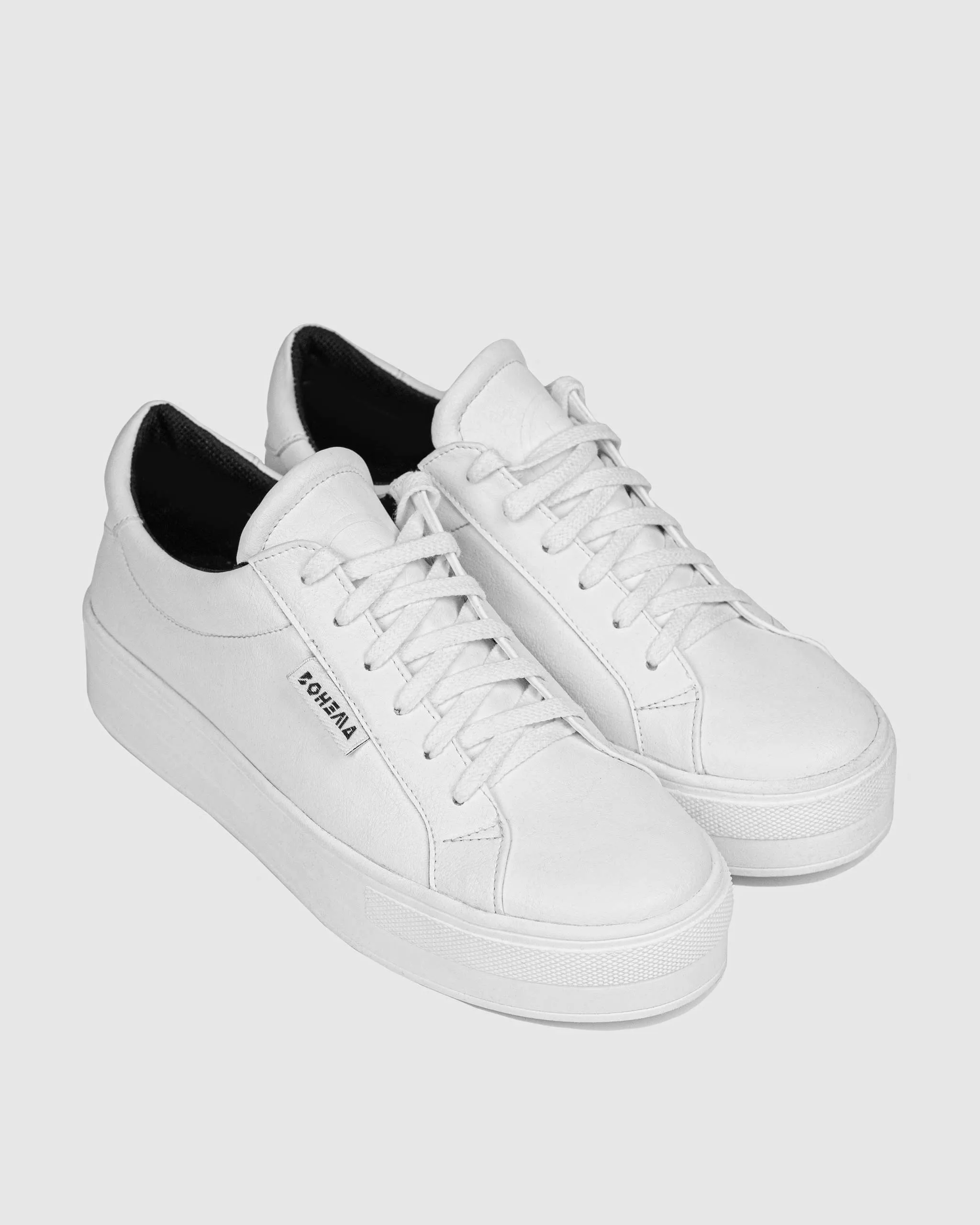 Bohema Sneakers Aware White sneakers made of Vegea grape leather
