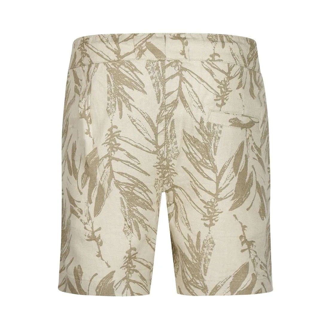 BOYS SHORTS BEIGE LINEN BLEND