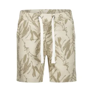 BOYS SHORTS BEIGE LINEN BLEND