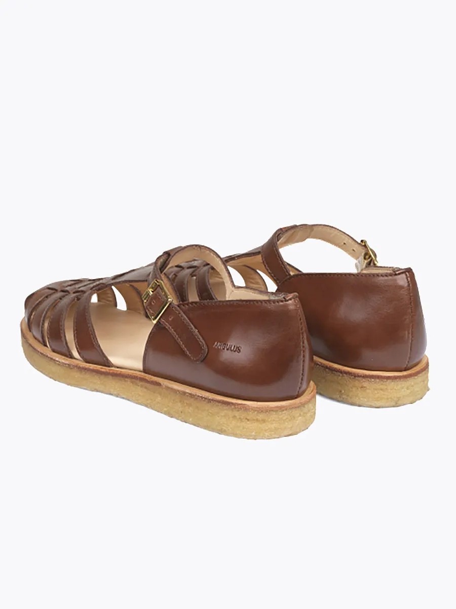 Buckle Sandals - Brown