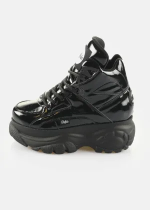 Buffalo London 1340-14 2.0 Patent Vegan Platform Sneakers in Black