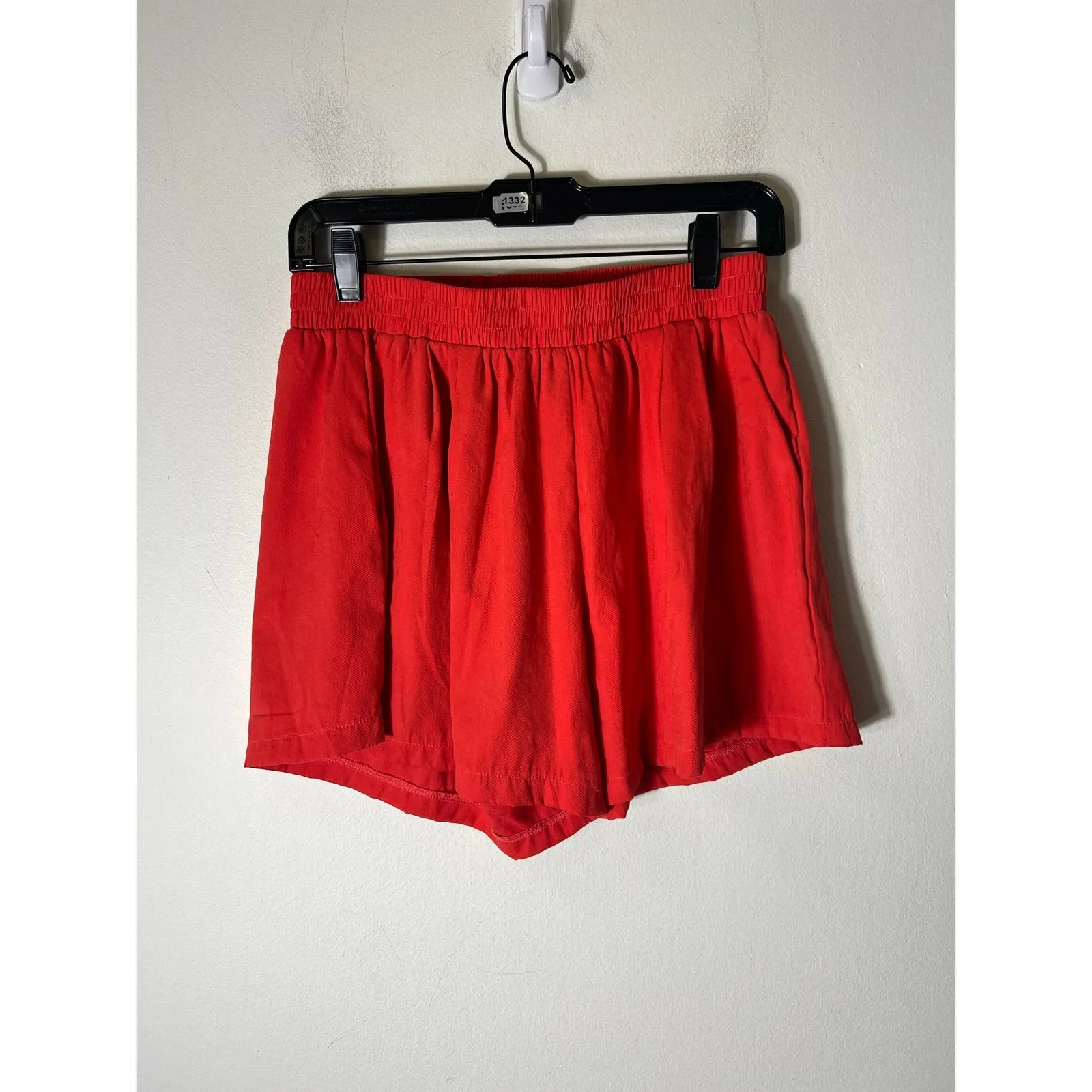 Buru Orange Cuffed Short Set, Shorts Sz M / Top Sz S