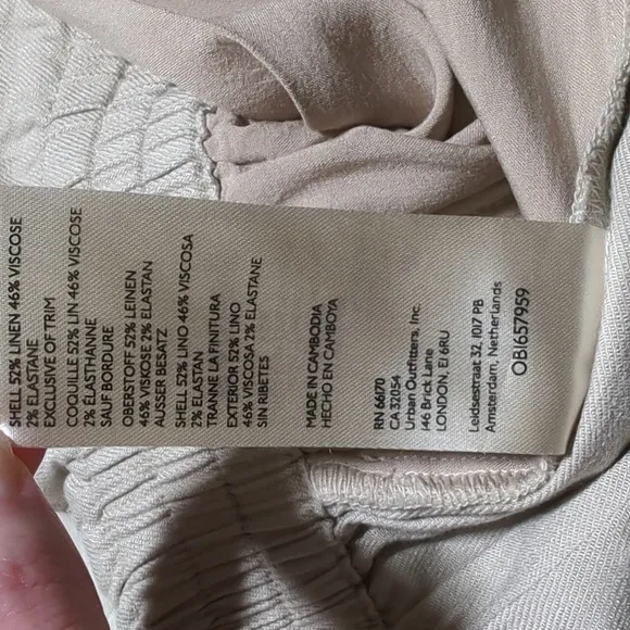 By Anthropologie Smocked Shorts