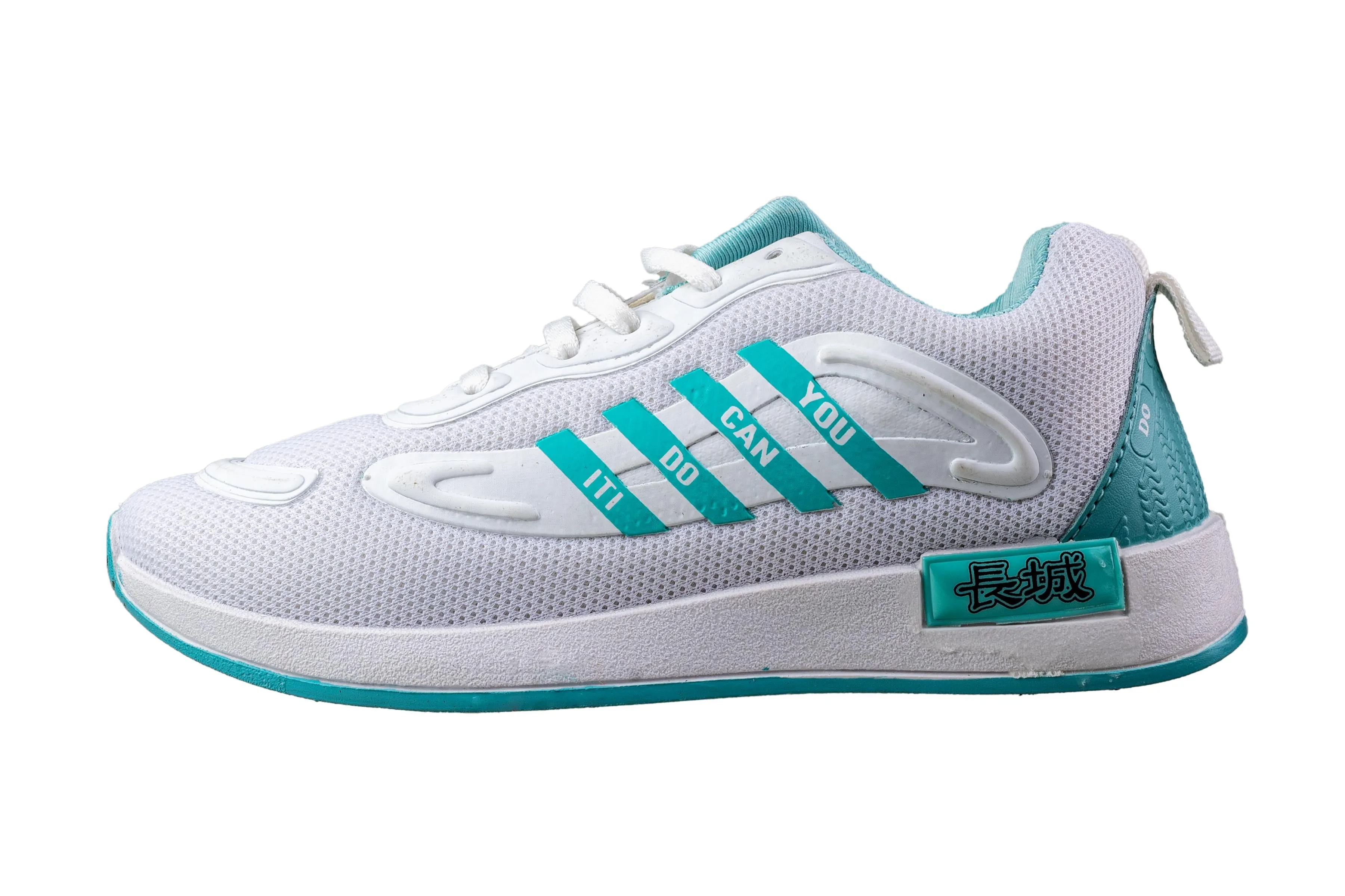 Camps Ladies White / Green Sports Shoe