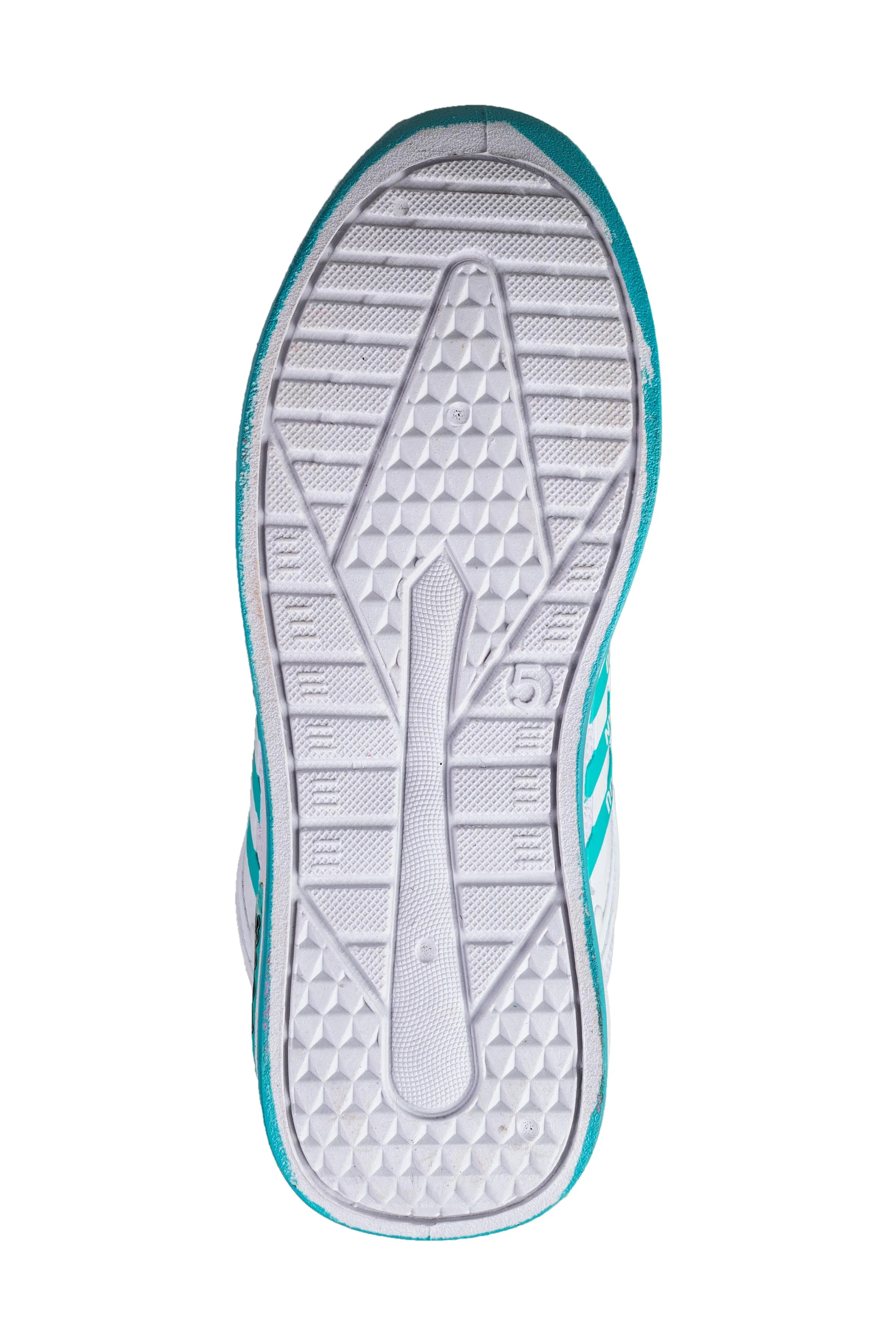 Camps Ladies White / Green Sports Shoe