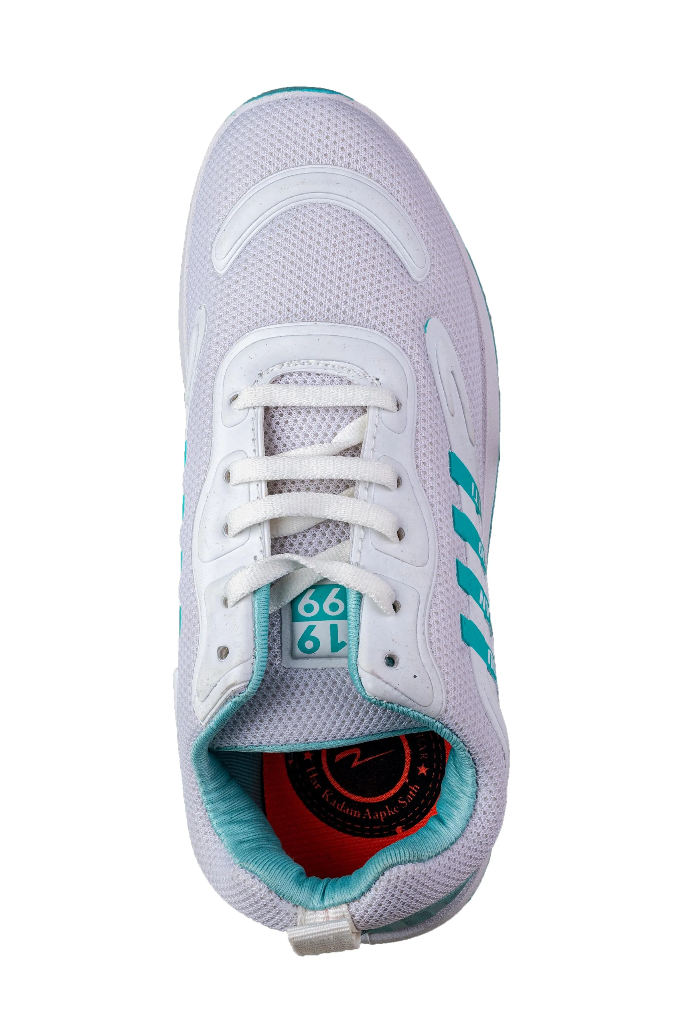 Camps Ladies White / Green Sports Shoe