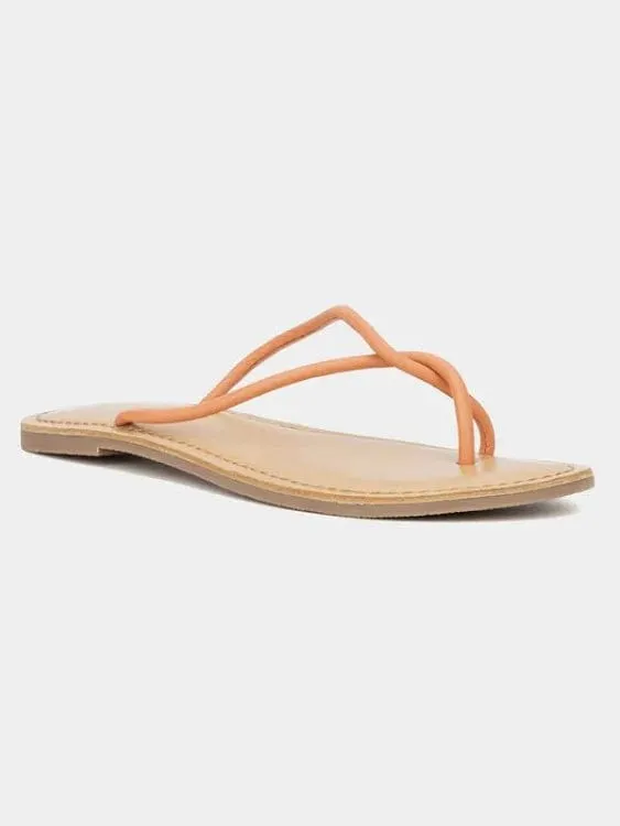 Chinese Laundry Leather Camisha Sandal-Coral
