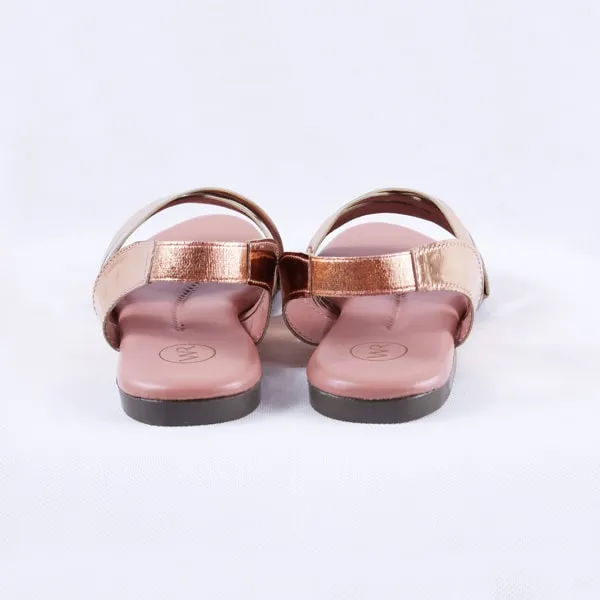 Cindal Rose Gold Sandals