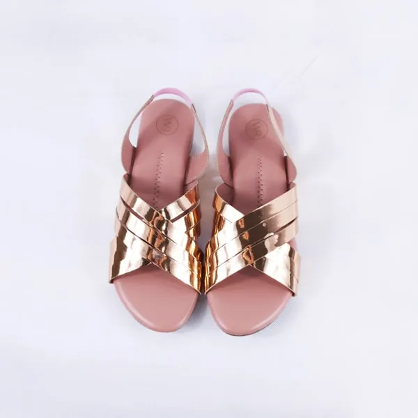 Cindal Rose Gold Sandals