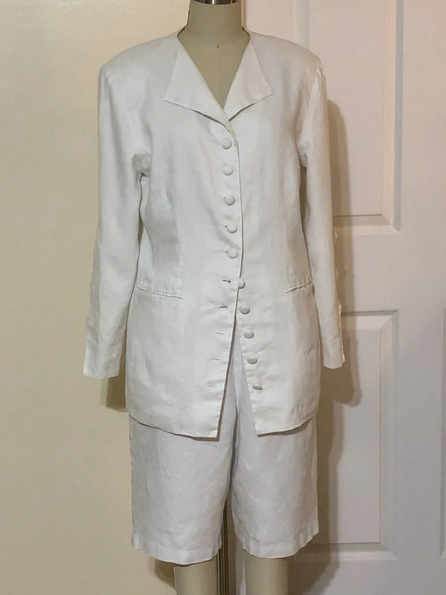 Classic Linen Shorts - Style #216K (Coffee Bean)