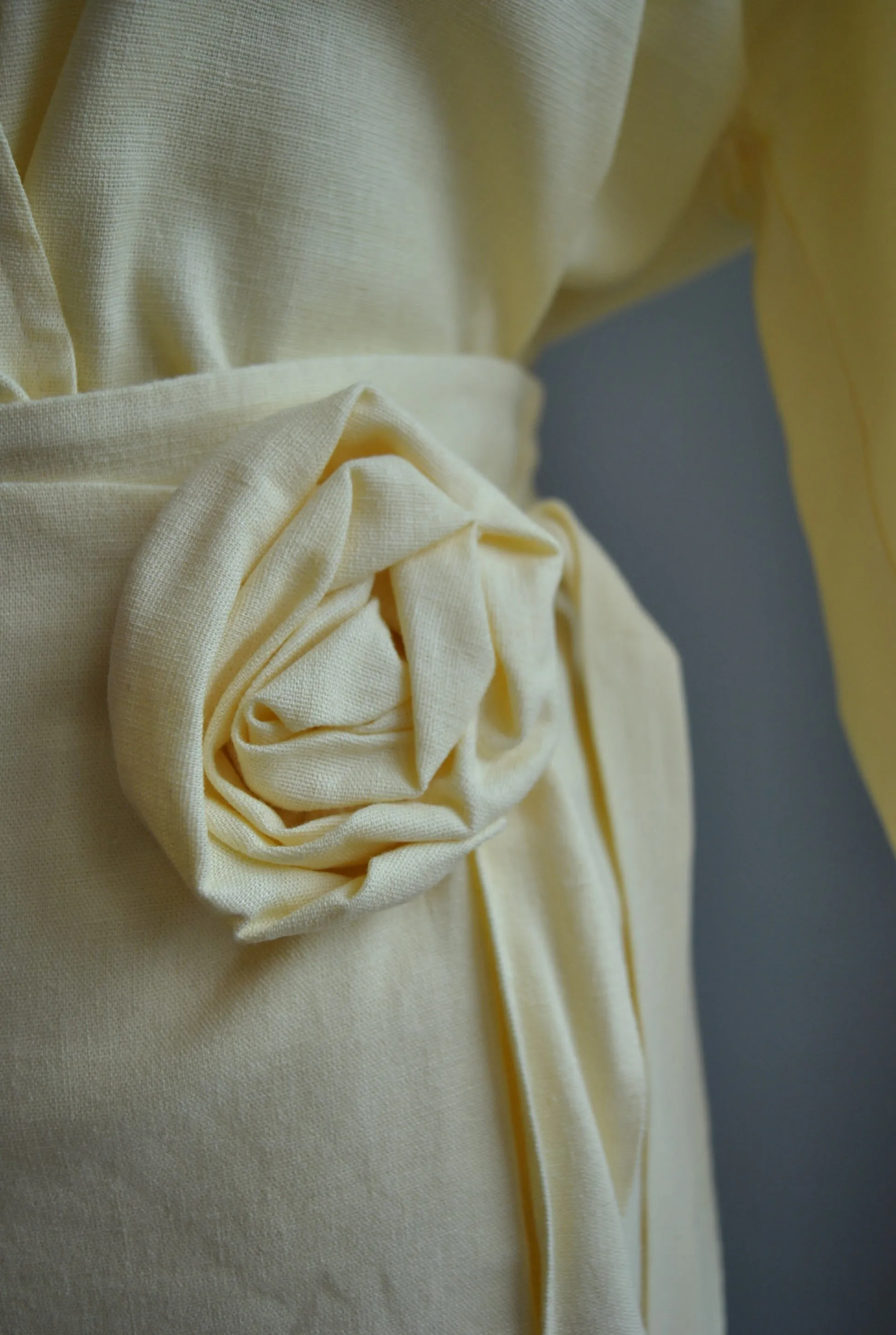 CLEARANCE - YELLOW LINEN SUMMER SET