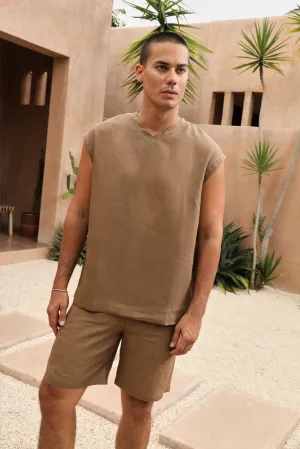 Cruz Shirt - Man & Bali Shorts - Man (Clay)
