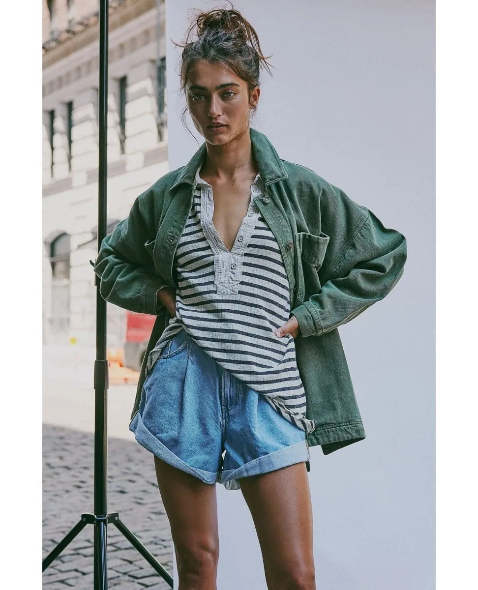 Danni Denim Short Open Sky