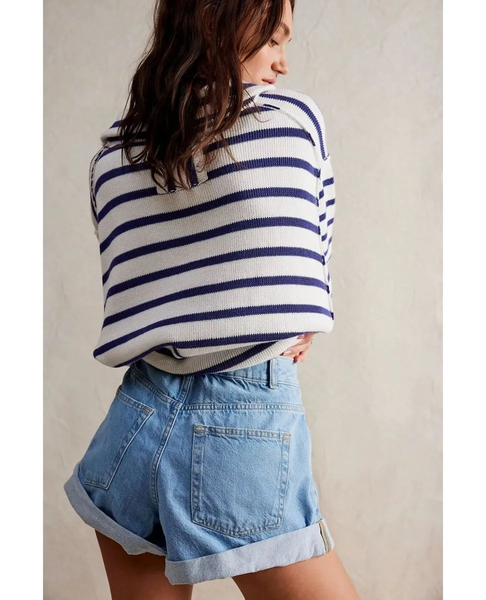 Danni Denim Short Open Sky