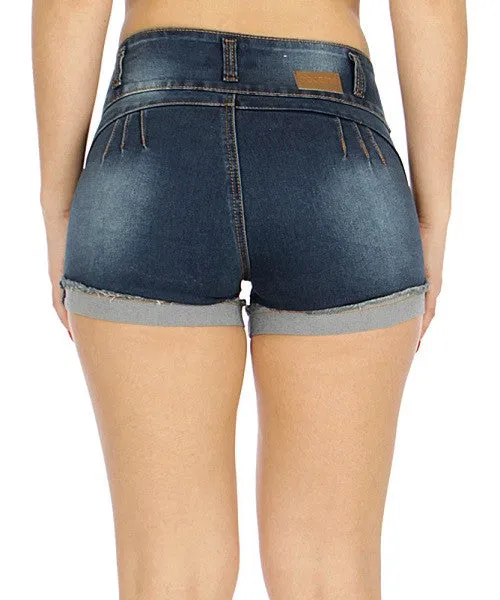 Destroyed Denim Shorts