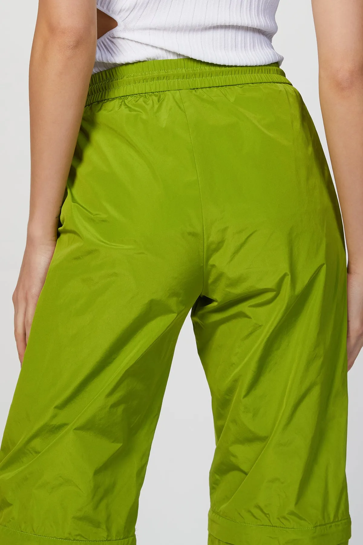 DETACHABLE-LEG TRACK PANT