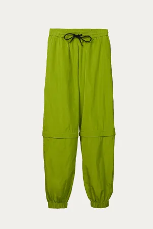 DETACHABLE-LEG TRACK PANT