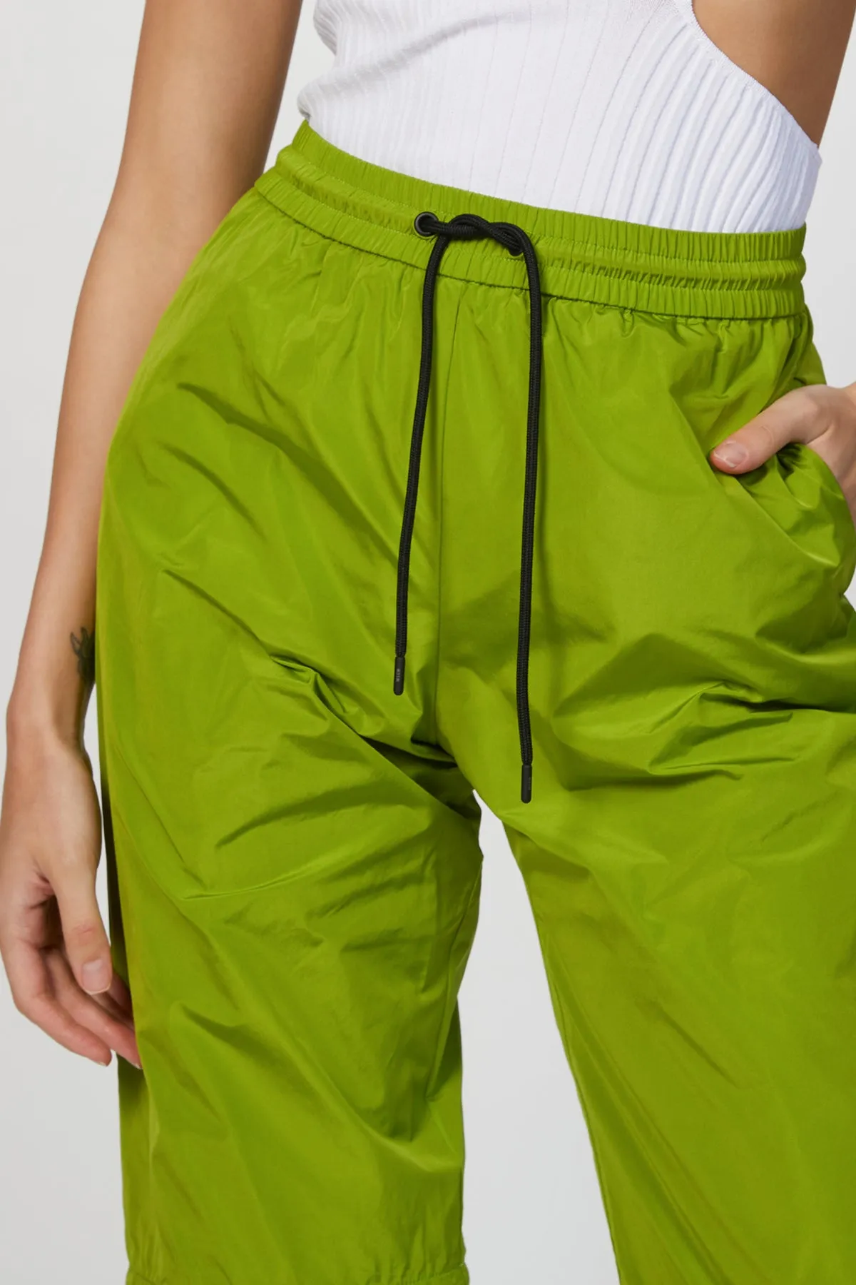DETACHABLE-LEG TRACK PANT