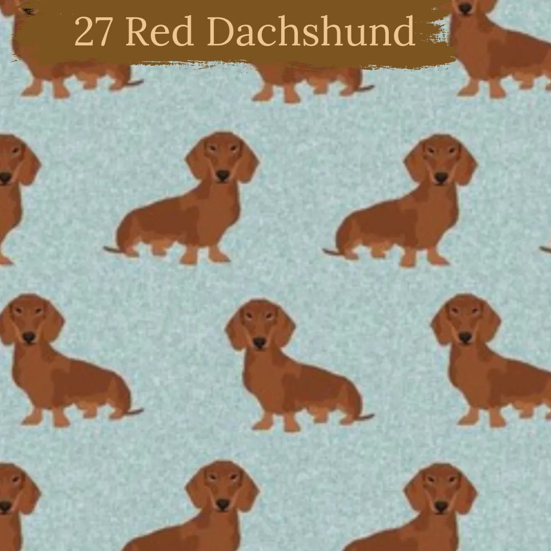 Dog Breeds cuffed shorts