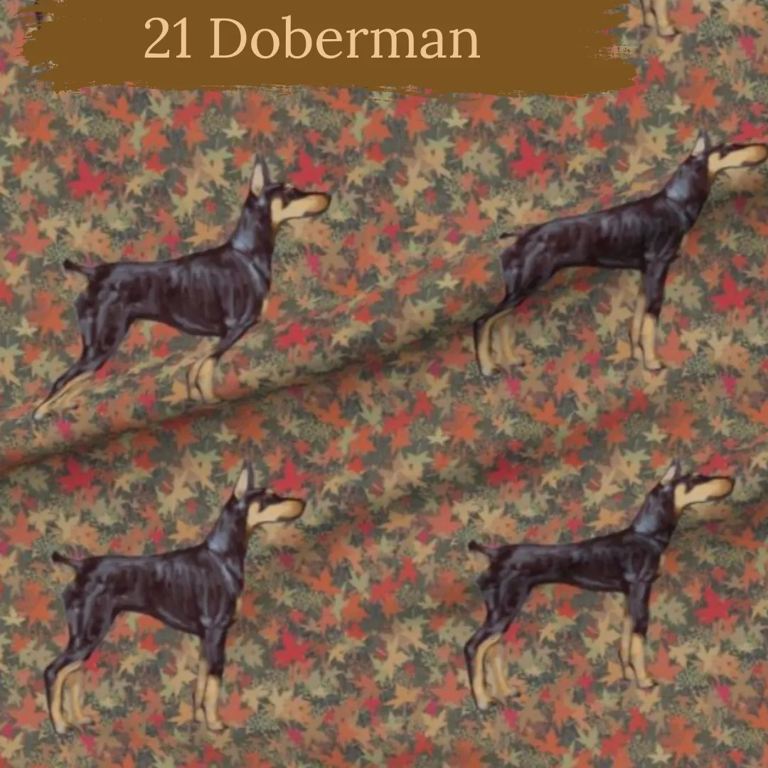 Dog Breeds cuffed shorts