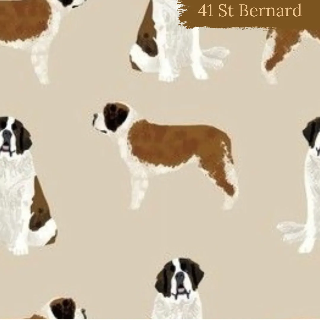 Dog Breeds cuffed shorts