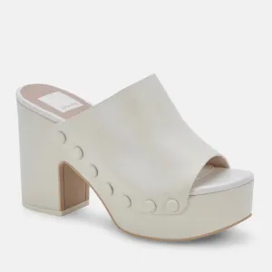 Dolce Vita Emol Heels-ivory leather