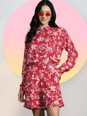 DressBerry Floral Printed Co-Ords