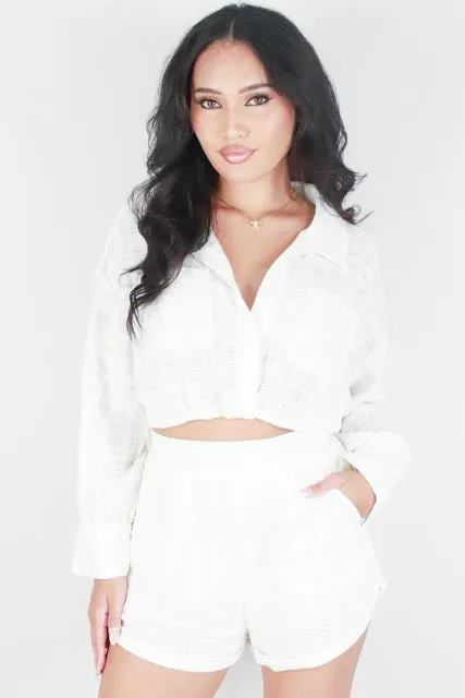 ELASTIC BACK CUFFED SHORTS