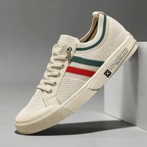 Everett | Men's Lightweight Casual Sneakers – Breathable Knit Upper – Lace-Up Design – Durable Rubber Sole