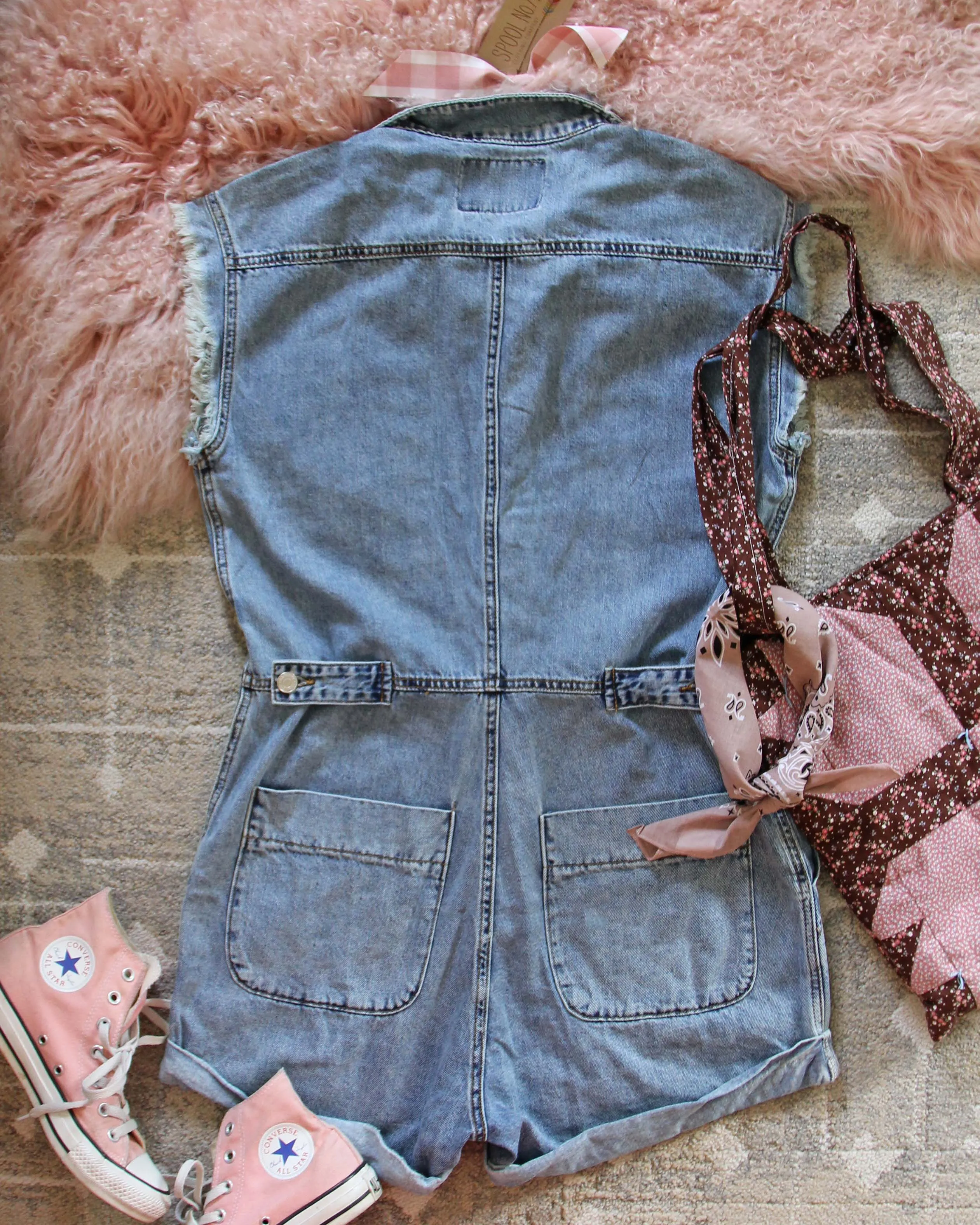 Farmers Market Denim Coveralls