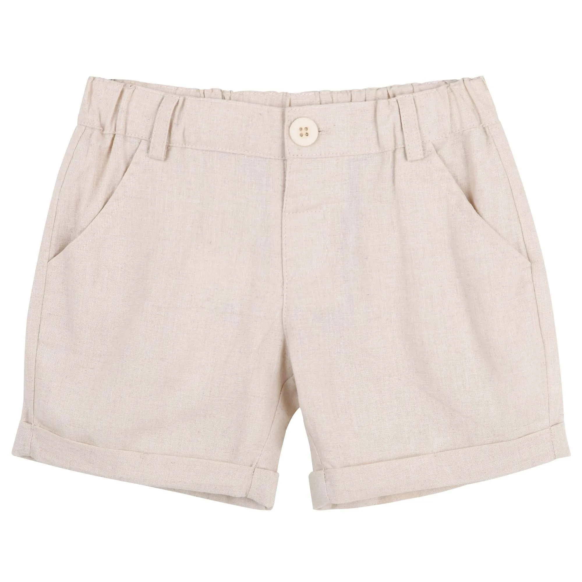 Finley Linen Shorts - Sand
